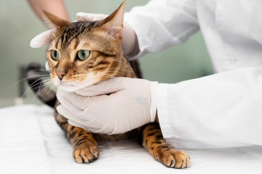 what are the symptoms of urinary blockage in cats